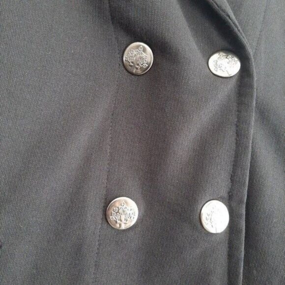 ETHOS \ Paris Blazer Jacket Organic Cotton Black Sz M - Picture 5 of 11